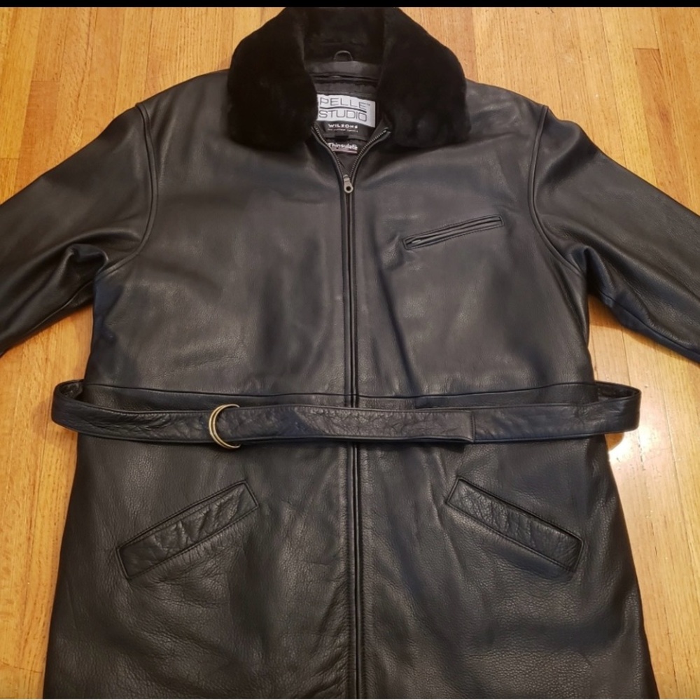 Wilsons Leather Black Jacket